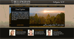 Desktop Screenshot of bellinghamoralsurgery.com