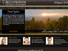 Tablet Screenshot of bellinghamoralsurgery.com